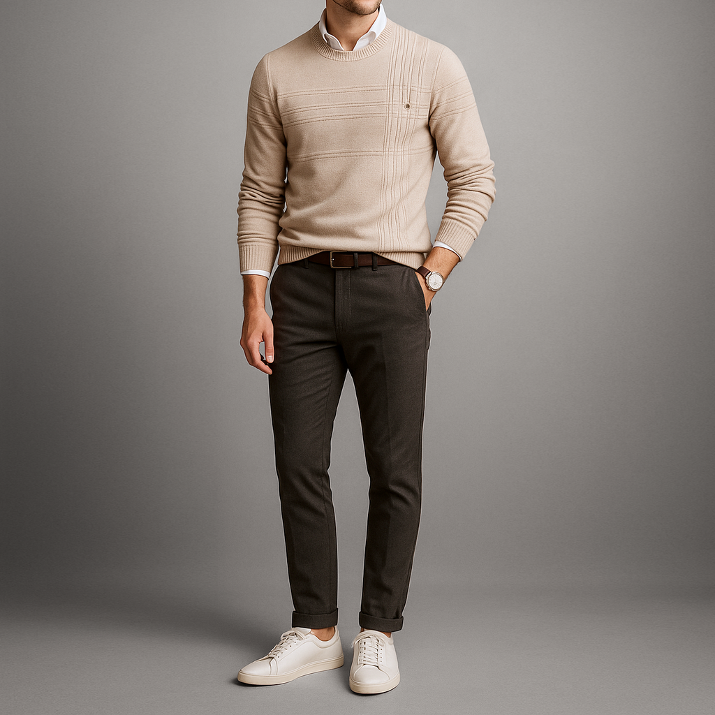 PULL CLASSIQUE ET ÉLÉGANT POUR HOMME