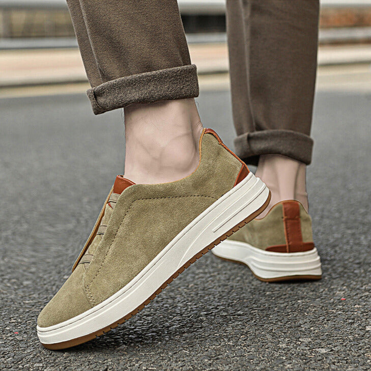 CHAUSSURES SLIP-ON EN DAIM POUR HOMME