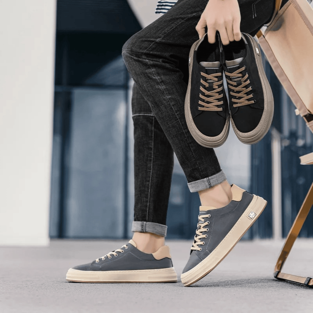 BASKETS CASUAL EN TOILE POUR HOMME